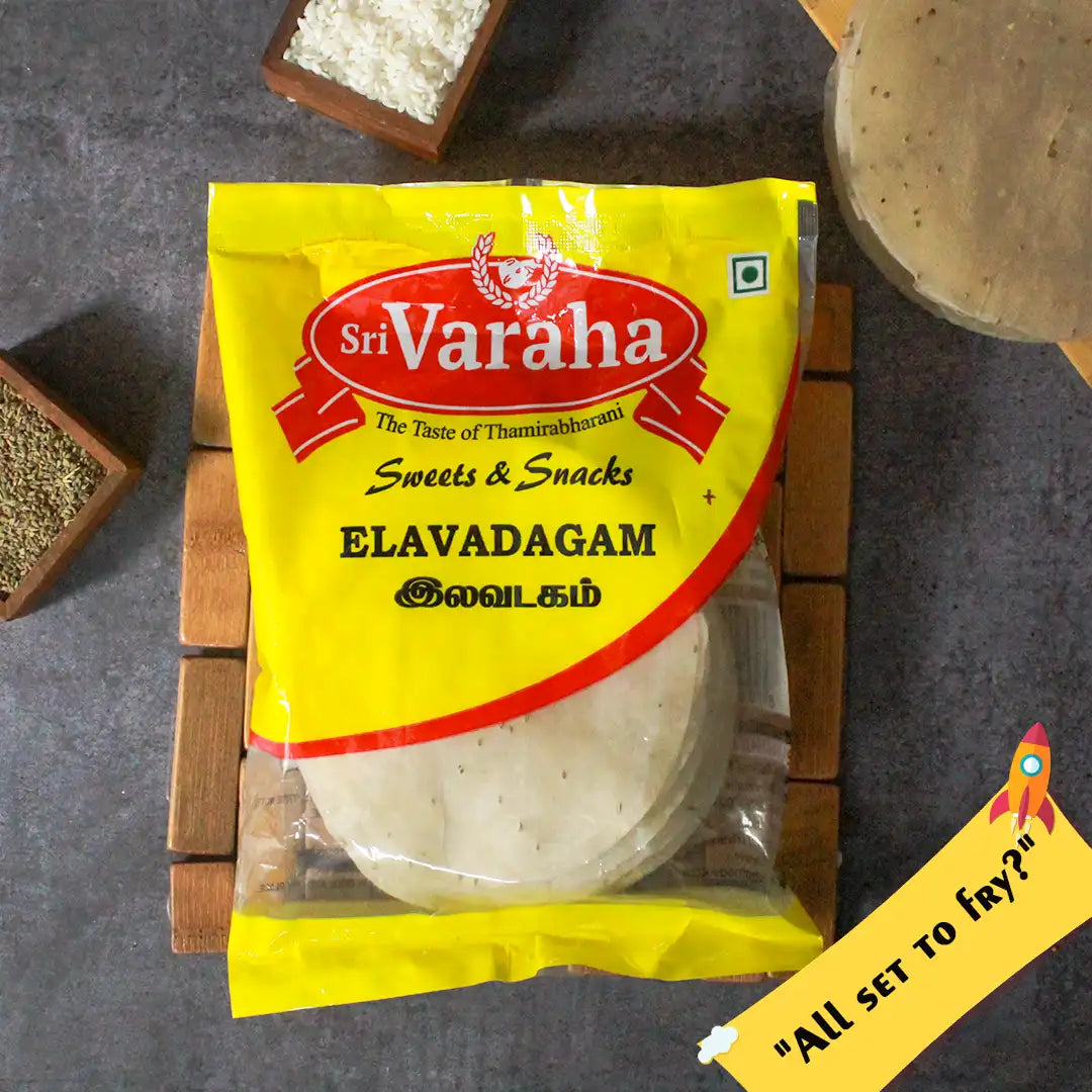 SriVaraha Foods ElaiVadam Elavadagam Thalir Vadam Appalam