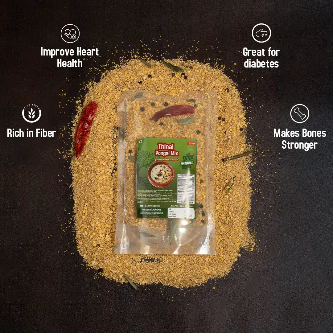 Foxtail Millet Thinai Pongal Mix ą®¤ą®æą®£ąÆ ą®ŖąÆą®ąÆą®ą®²ąÆ ą®®ą®æą®ąÆą®øąÆ
