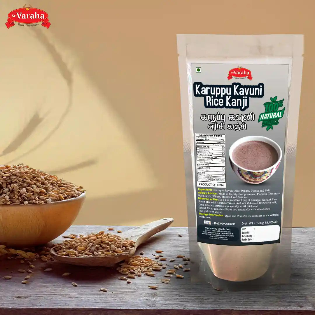 Karuppu Kavuni Arisi Kanji Mix Black Rice Kavuni Arisi Karuppu Kavuni Rice Kanji Mix ą®ą®°ąÆą®ŖąÆą®ŖąÆ ą®ą®µąÆą®©ą®æ ą®ą®ąÆą®ą®æ ą®®ą®æą®ąÆą®øąÆ
