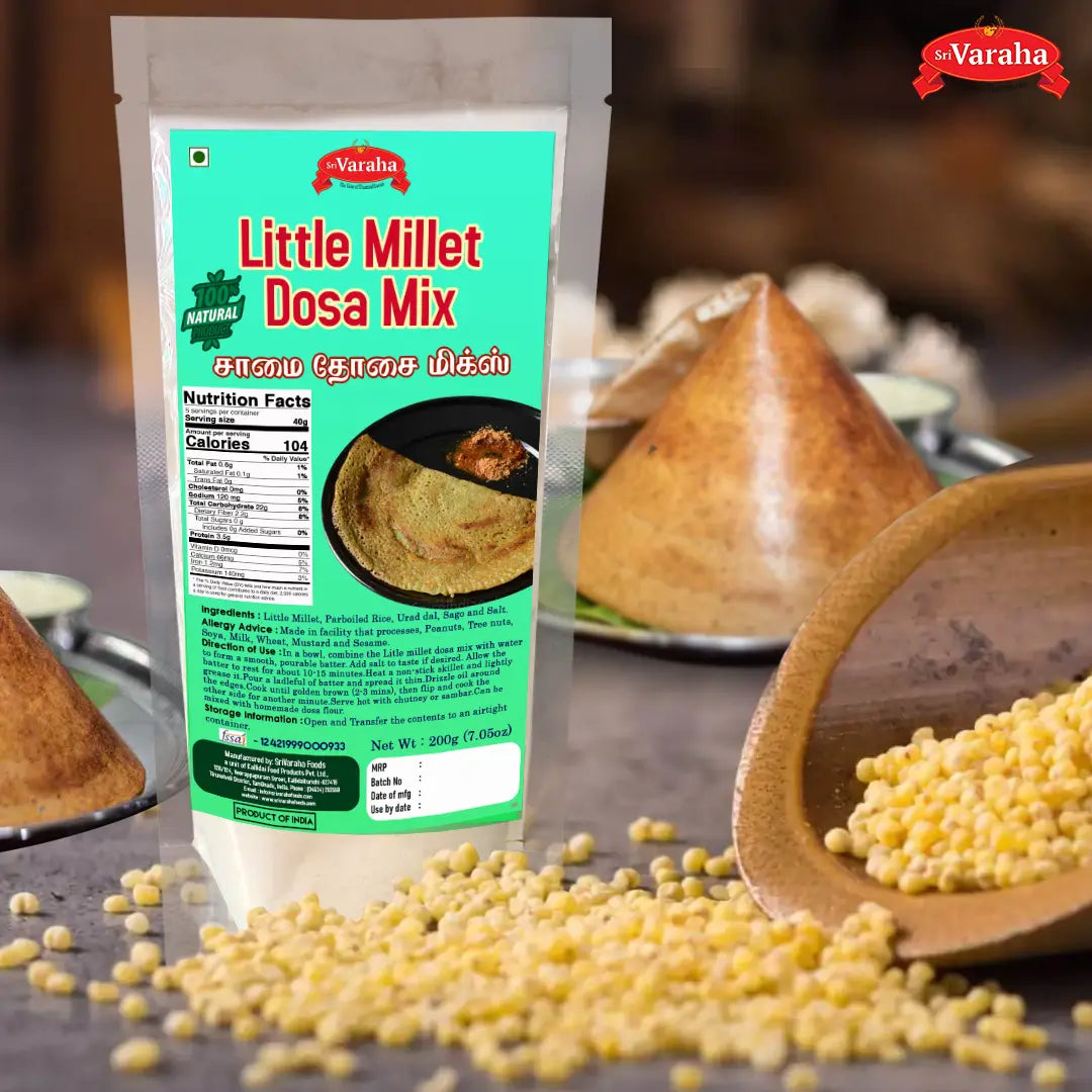 Litlle Millet Dosa Mix Samai Dosa Mix சாமை தோசை மிக்ஸ்