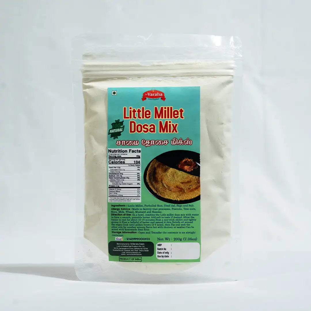 Litlle Millet Dosa Mix Samai Dosa Mix சாமை தோசை மிக்ஸ்