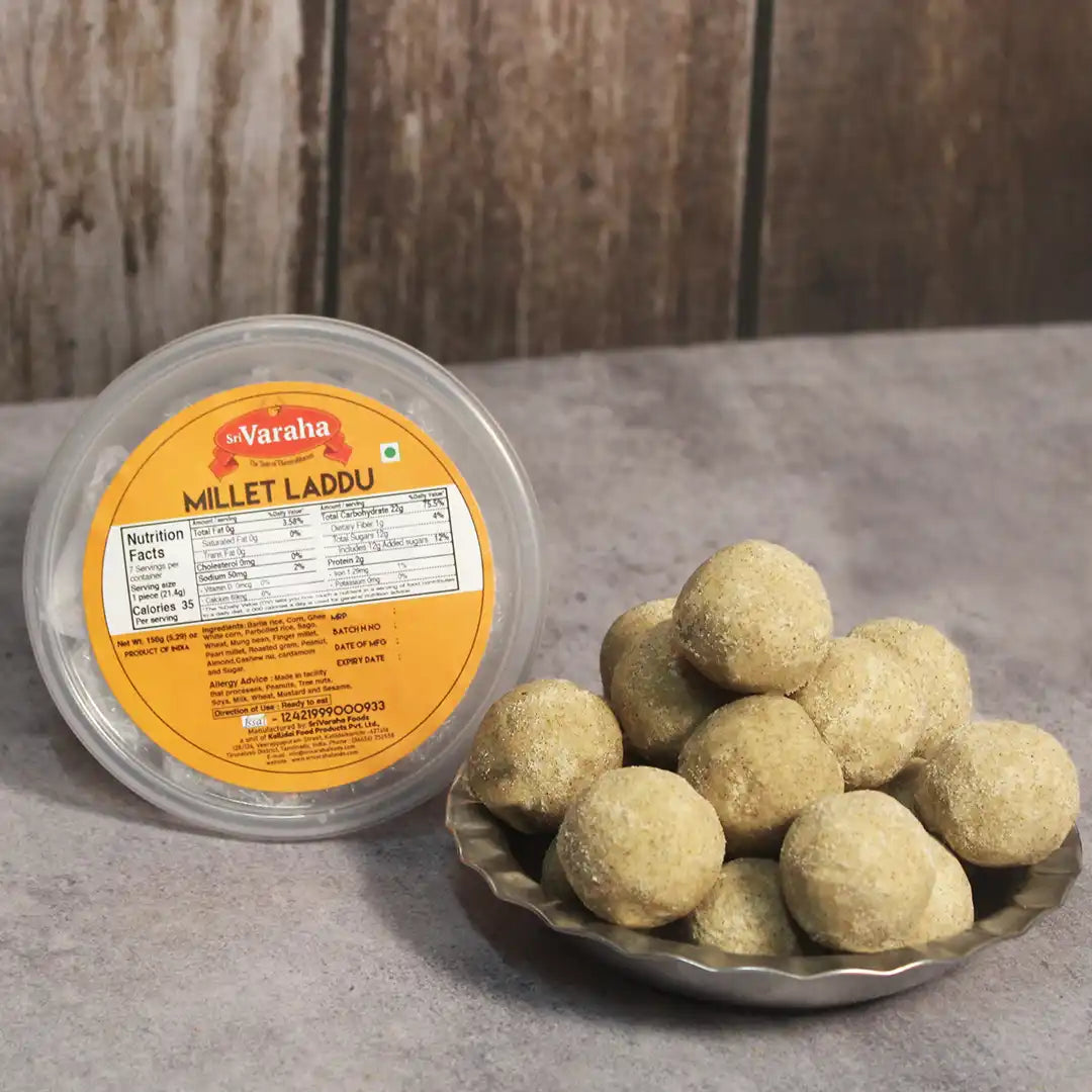 Millet Laddu Ladoo Siruthaniya Laddu 150g மில்லட் லட்டு