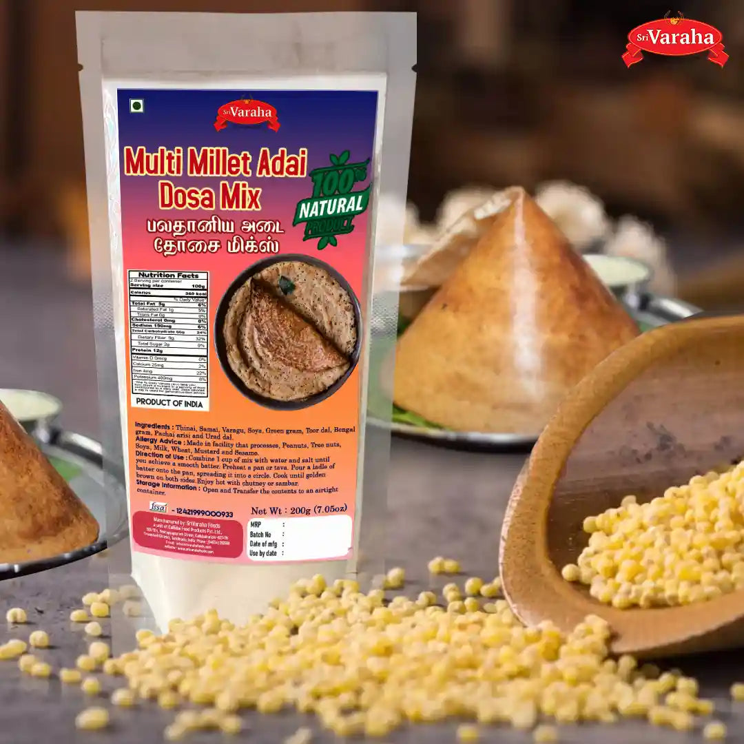Multi Grain Adai Dosa Mix ą®
ą®ąÆ ą®¤ąÆą®ąÆ ą®®ą®æą®ąÆą®øąÆ
