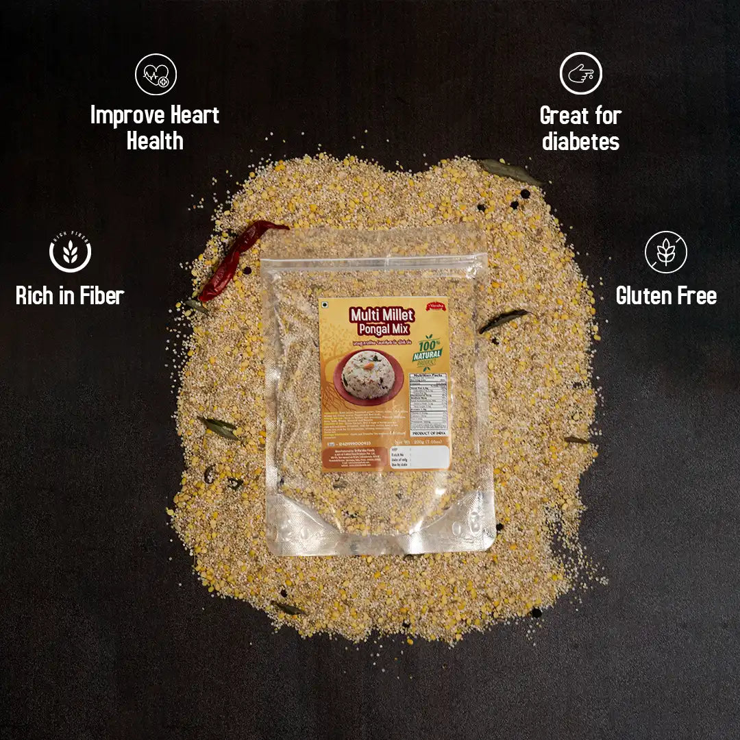 Multi Millet Pongal Mix Multi Grain Pongal Mix சிறுதானிய பொங்கல் மிக்ஸ்
