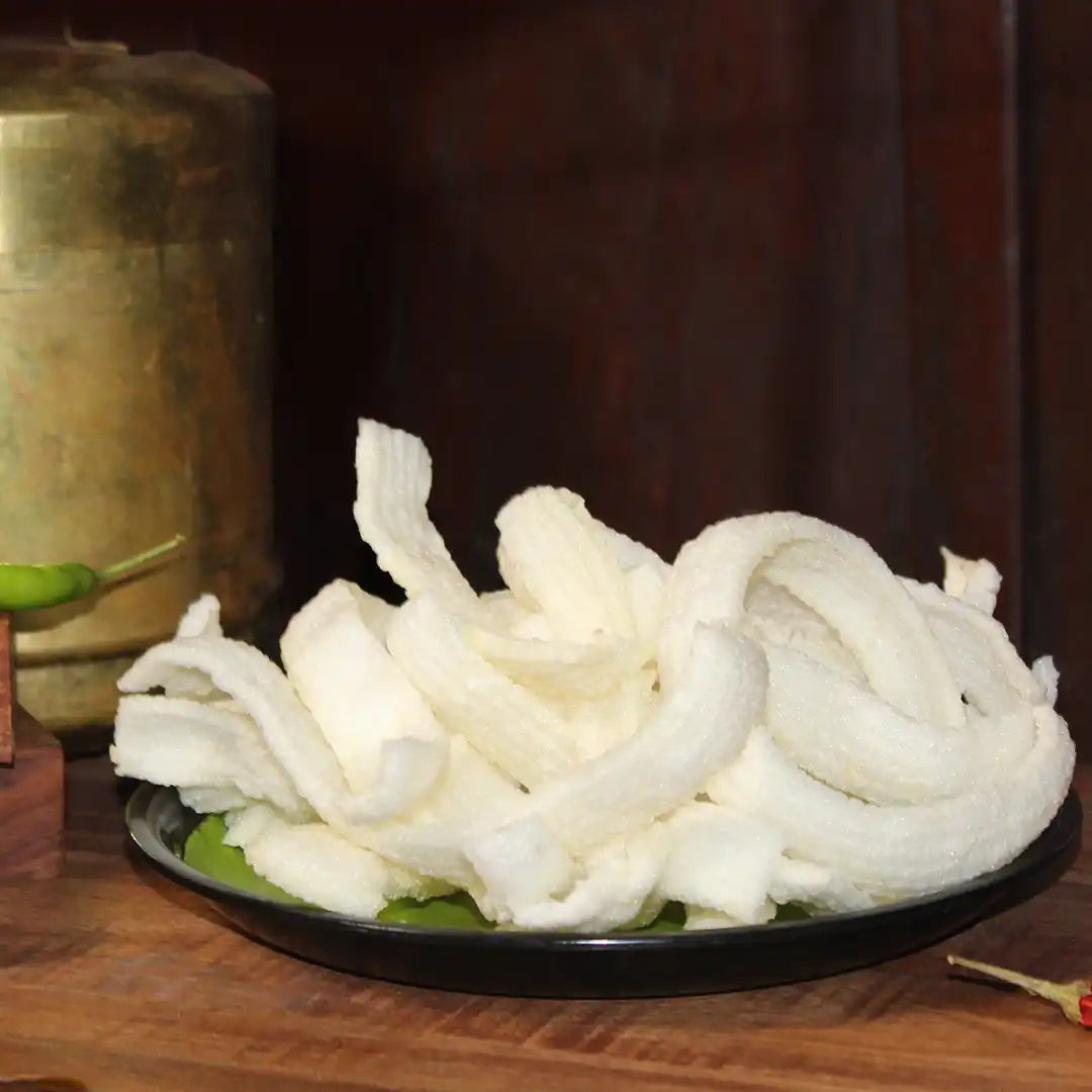 Ribbon Vadam Vadagam Arisi Vadam ரிப்பன் வடகம்