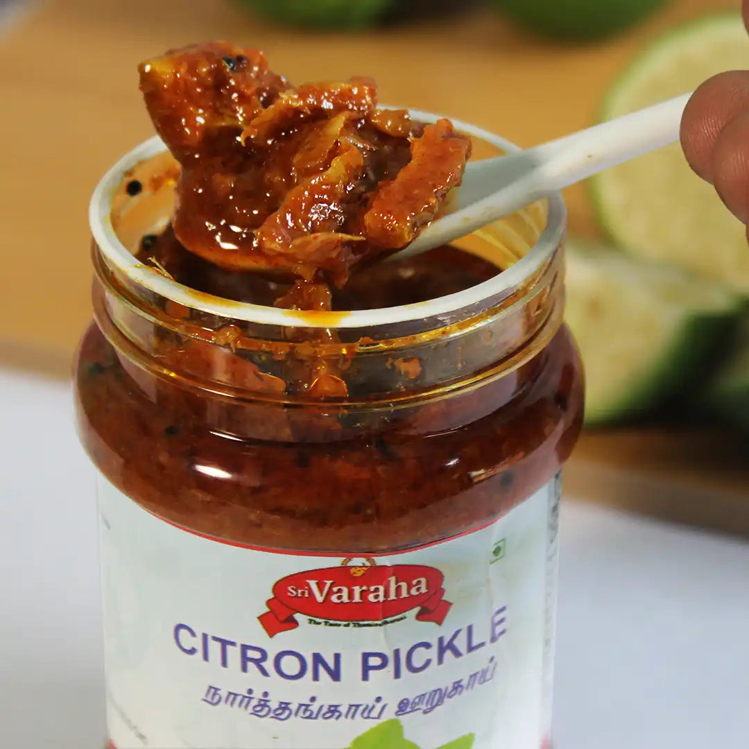 SriVaraha Foods Citron Pickle Narthangai Oorugai நார்த்தங்காய் ஊறுகாய்