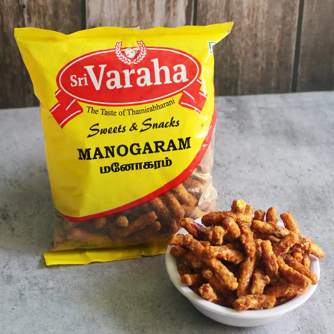 SriVaraha Foods Tirunelveli Manoharam Sweet Murukku Manogaram மனோகரம் 200g