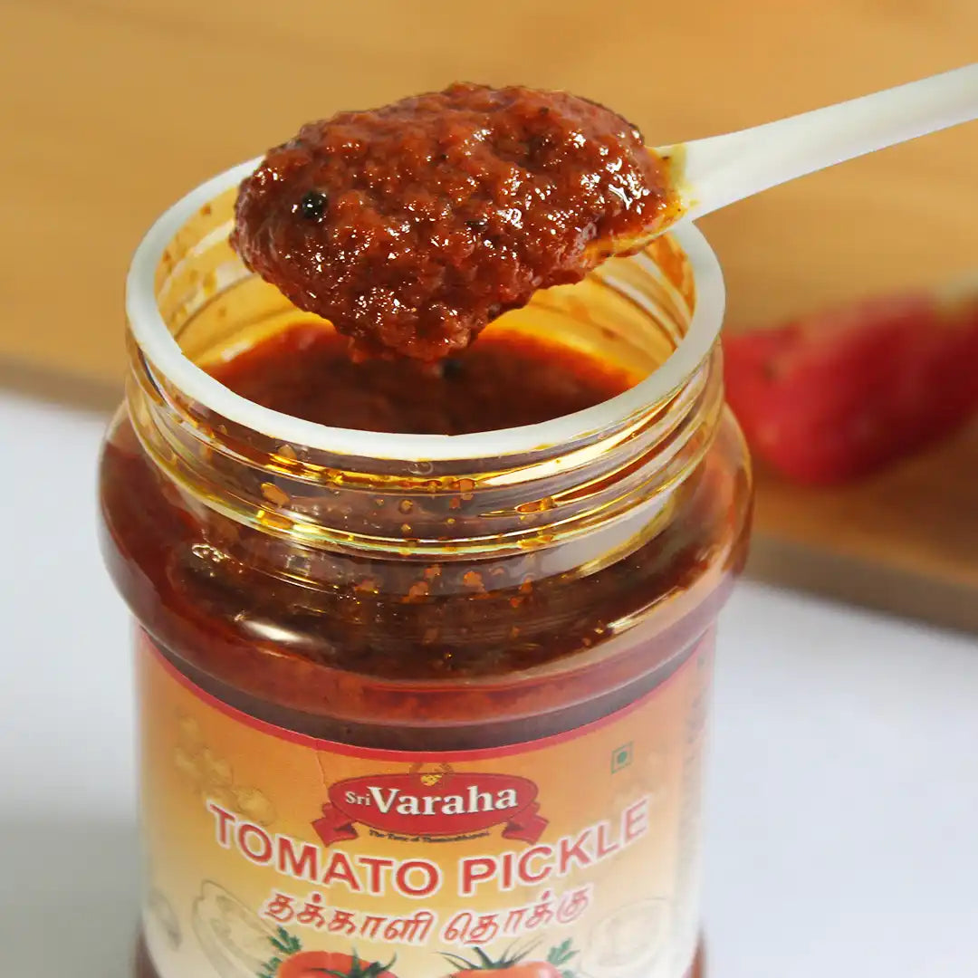 SriVaraha Foods Tomato Thokku Pickle Thakkali Thokku தக்காளி தொக்கு