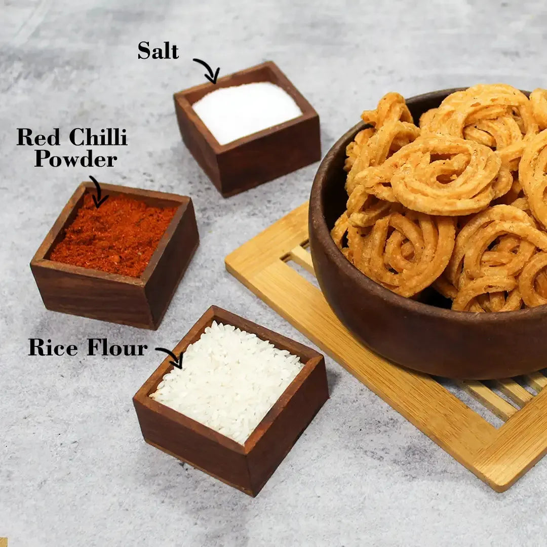 Spiced Crispy Mullu Murukku