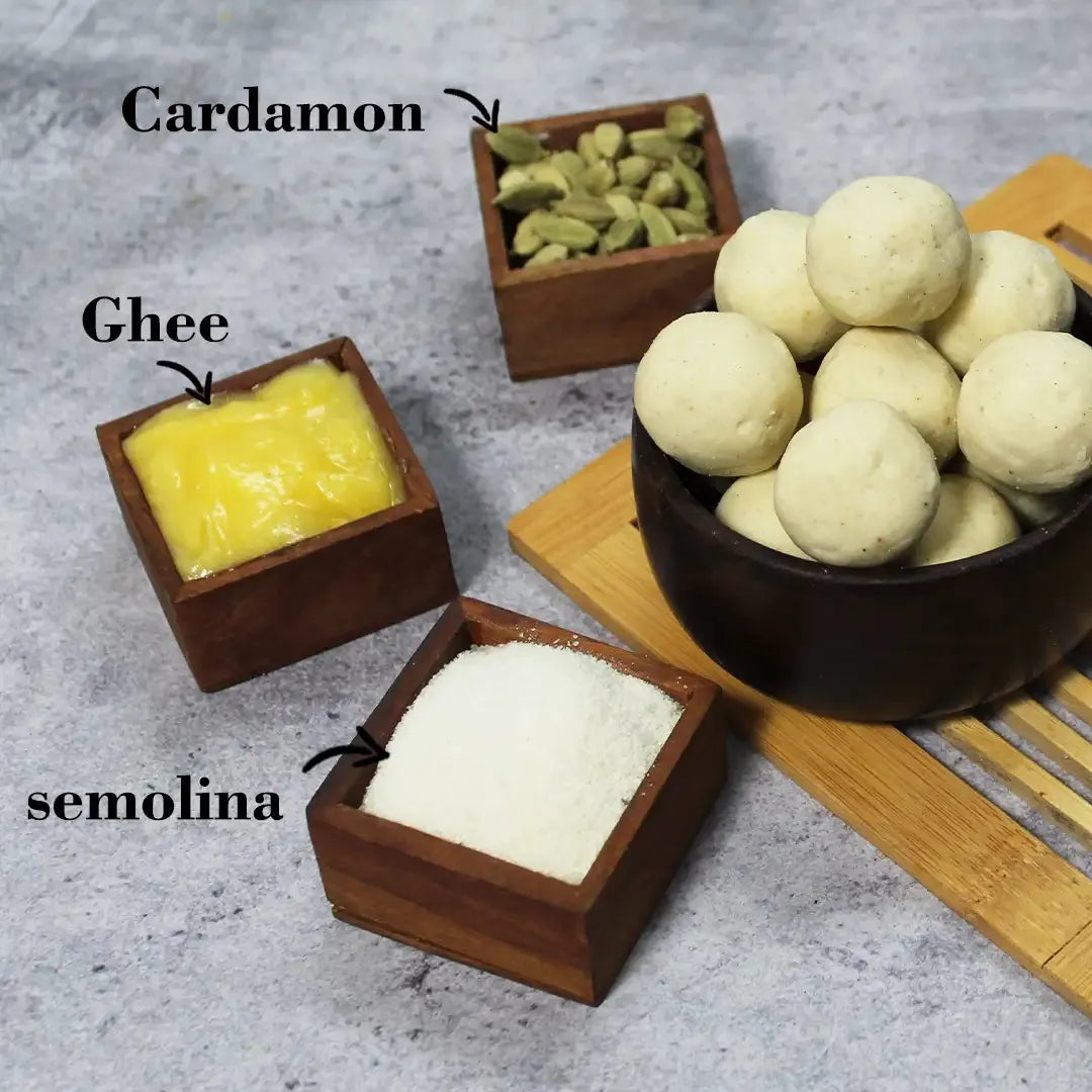 Traditional Sooji(rava) Laddu