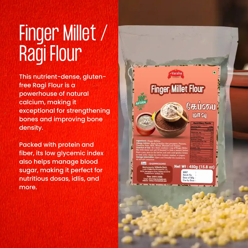 Ragi Flour – Naturally rich, healthy, and hearty!