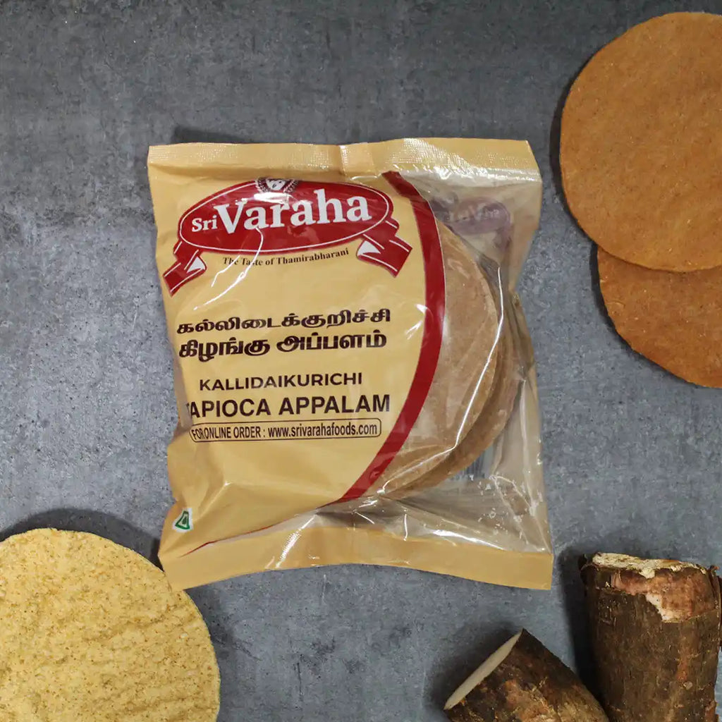 Kallidaikurichi Kizhangu (Tapioca) Appalam 200g