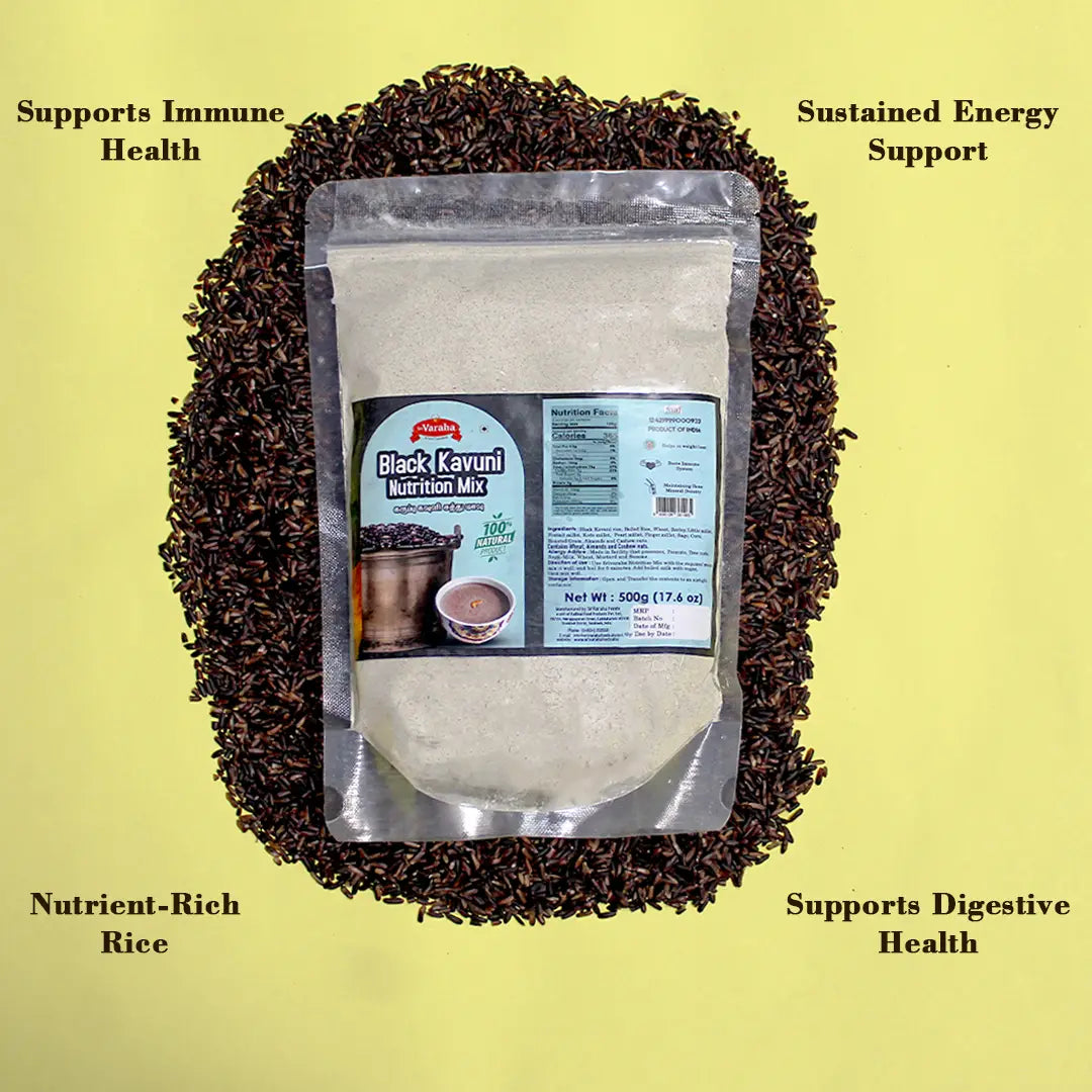 Karuppu Kavuni Rice Black Rice Kavuni Arisi Health Mix கருப்பு கவுனி சத்து மாவு