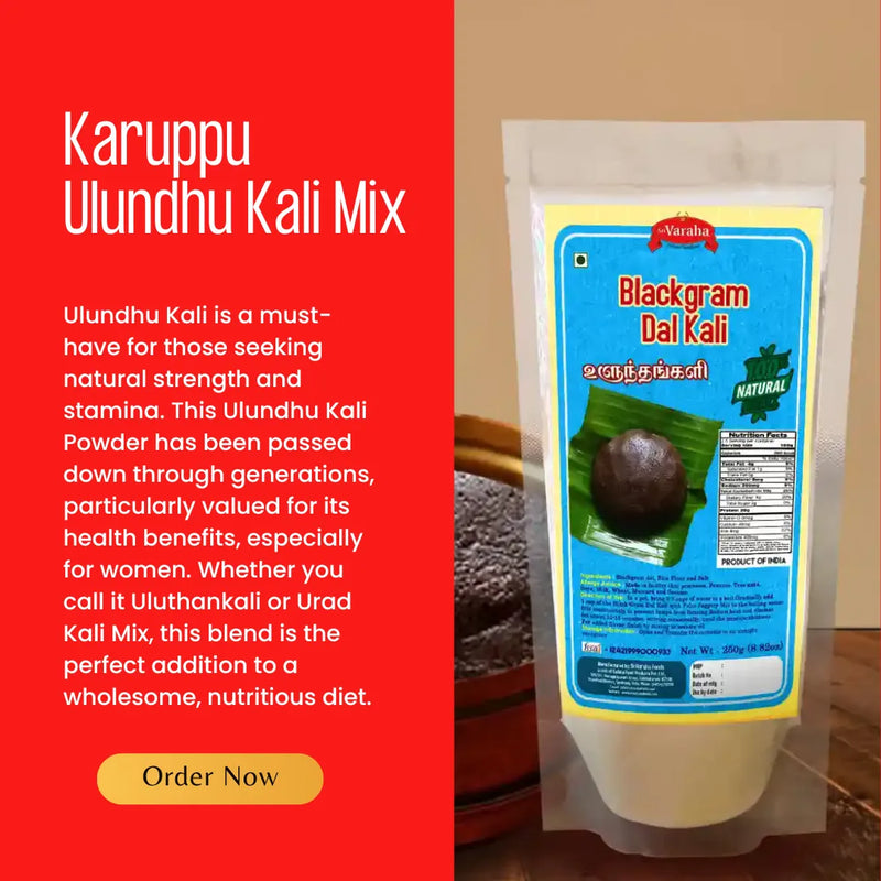 Karuppu Ulundhu Kali Mix – Power-packed South Indian superfood!