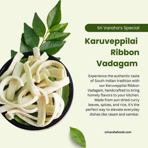 Karuveppilai Ribbon Vadagam 250g
