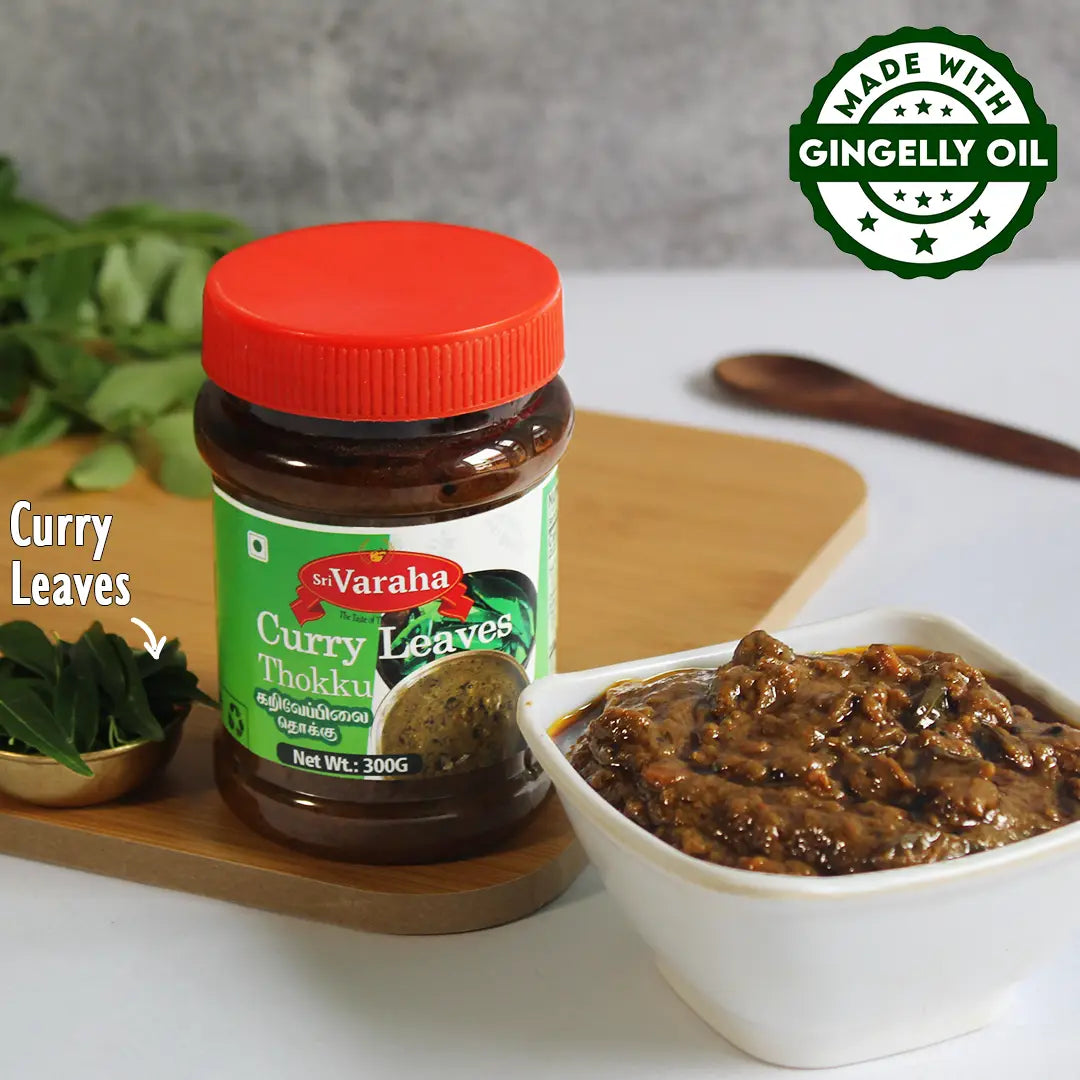 Karuveppilai Thokku Curry Leaves Thokku கருவேப்பிலை தொக்கு