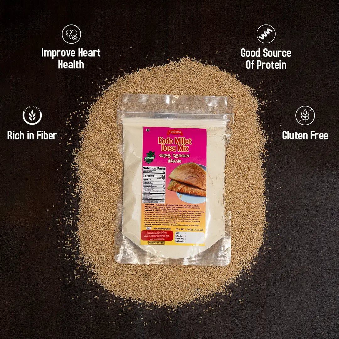 KodoMilletDosaMixVaraguArisiDosai வரகு அரிசி தோசை