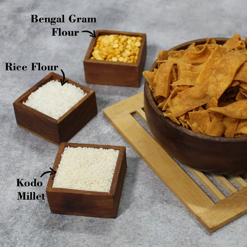 Varagu Ribbon Pakoda (Kodo Millet) 200g