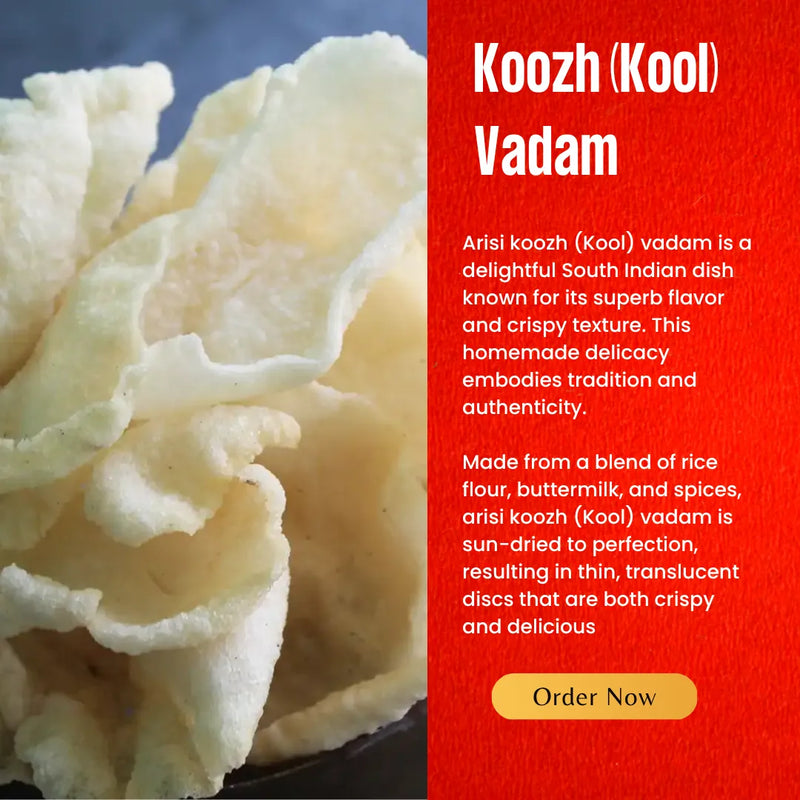 Koozh (Kool) Vadam – From Batter to Crunch