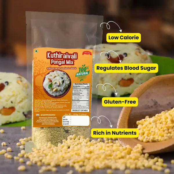 Kuthiraivali / Barnyard Millet Pongal Mix 200g