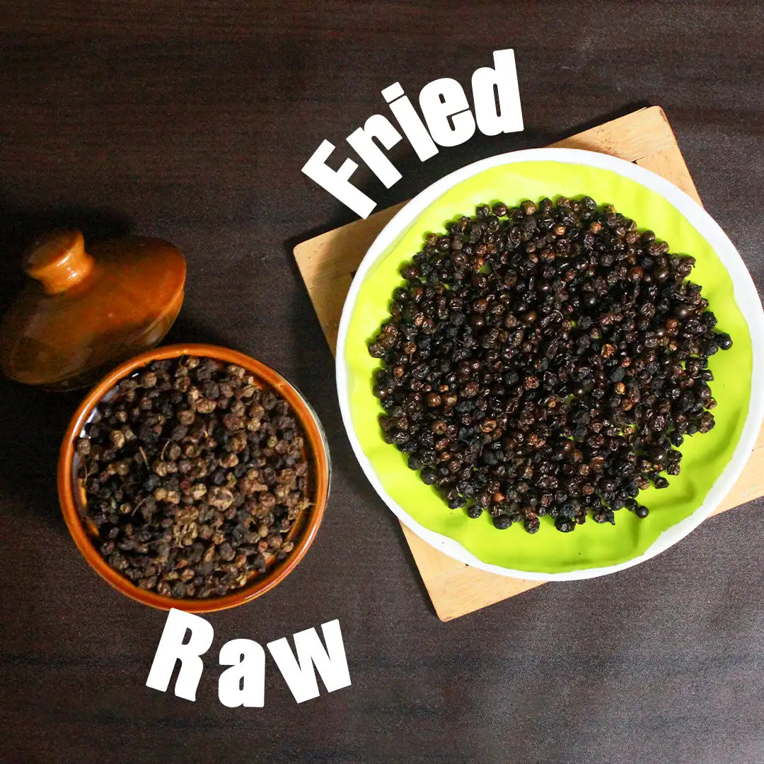 SriVaraha Foods Manathakkali Vathal Sun dried Black Night Shade Vathal மணத்தக்காளி வத்தல்