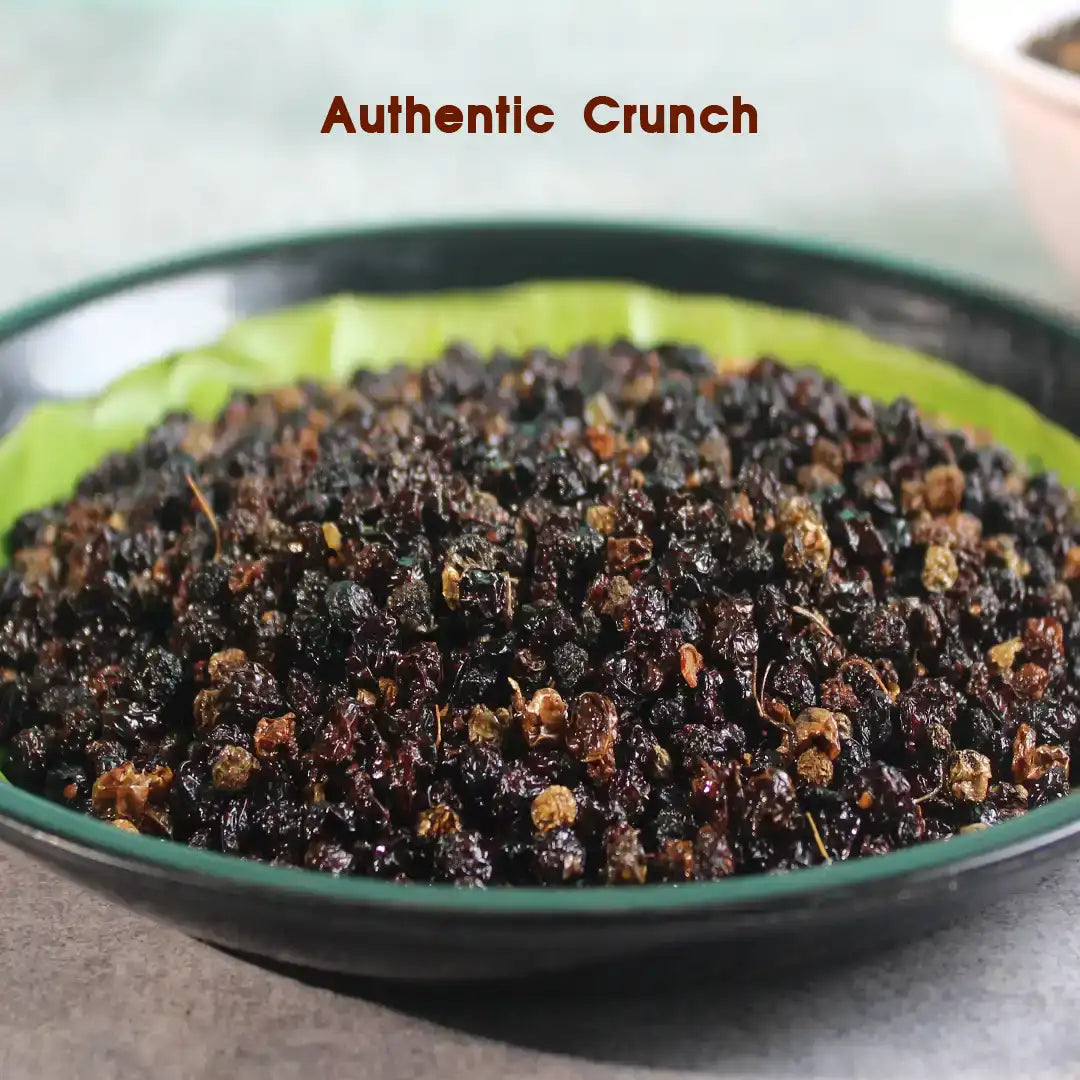 SriVaraha Foods Manathakkali Vathal Sun dried Black Night Shade Vathal மணத்தக்காளி வத்தல்