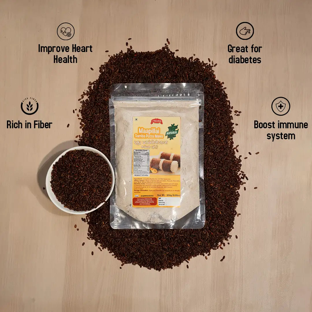 Mappillai Samba Puttu Flour Mix மாப்பிள்ளை சம்பா அரிசி புட்டு மாவு
