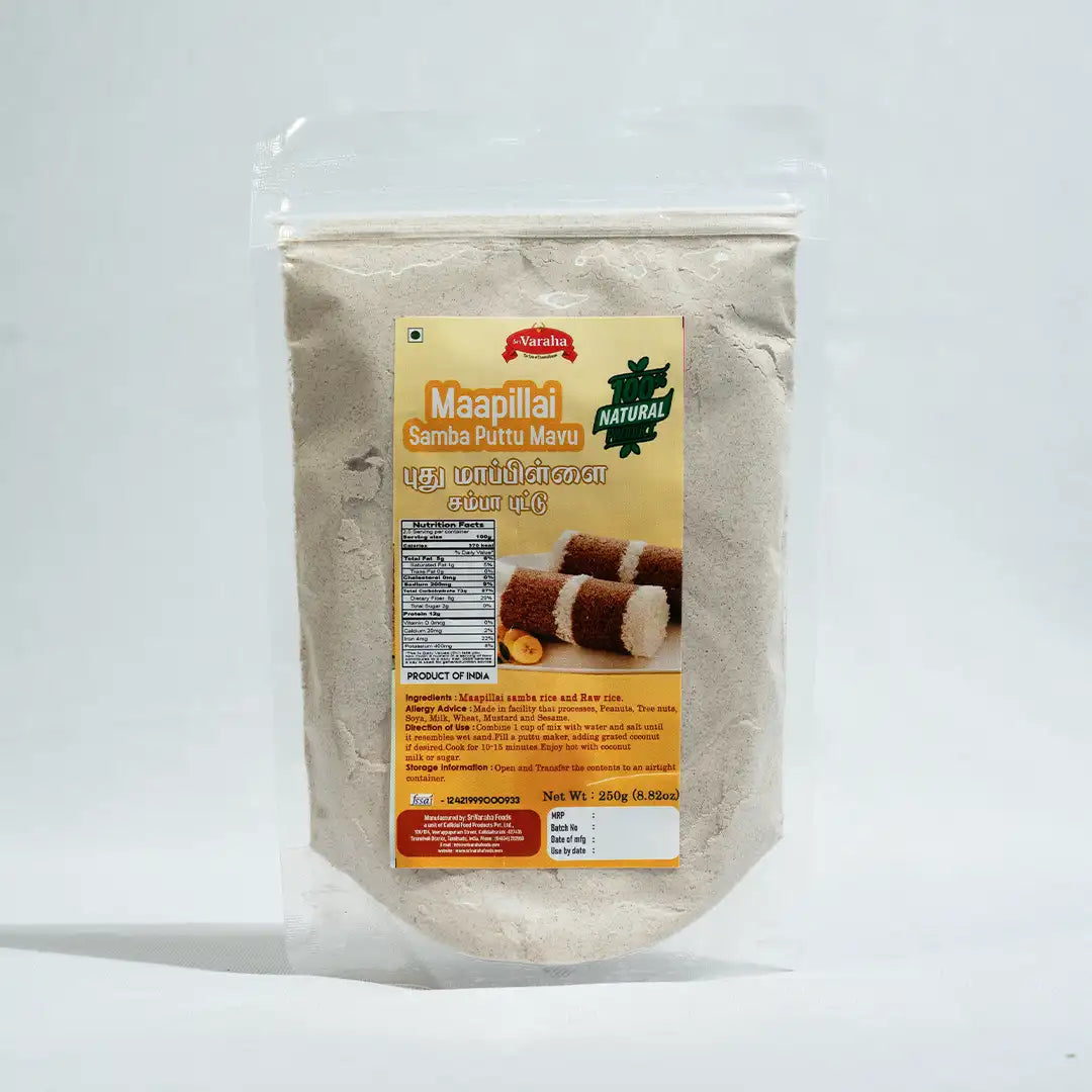 Mappillai Samba Puttu Flour Mix மாப்பிள்ளை சம்பா அரிசி புட்டு மாவு