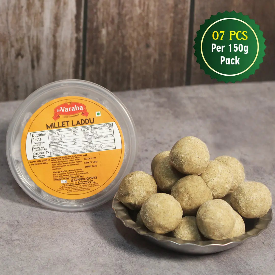Millet Laddu Ladoo Siruthaniya Laddu 150g மில்லட் லட்டு
