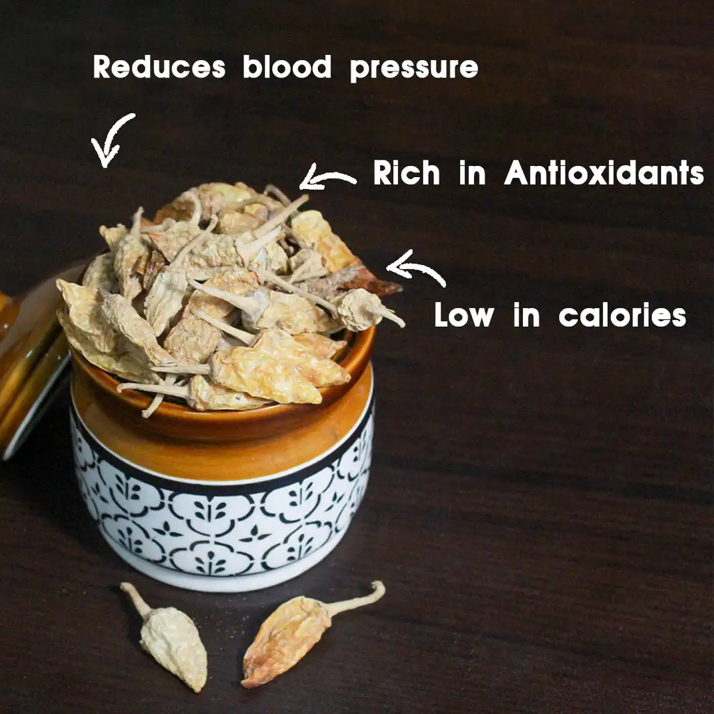 Mor Milagai Vathal (Sun Dried Curd Chillies) 100g