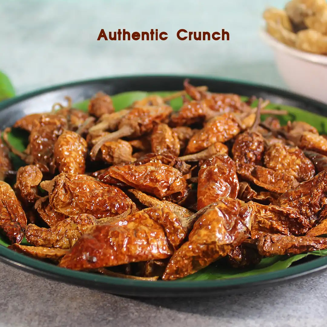 Mor Milagai Vathal (Sun Dried Curd Chillies) 100g
