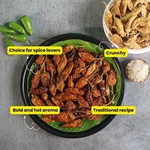 Mor Milagai Vathal (Sun Dried Curd Chillies) 100g
