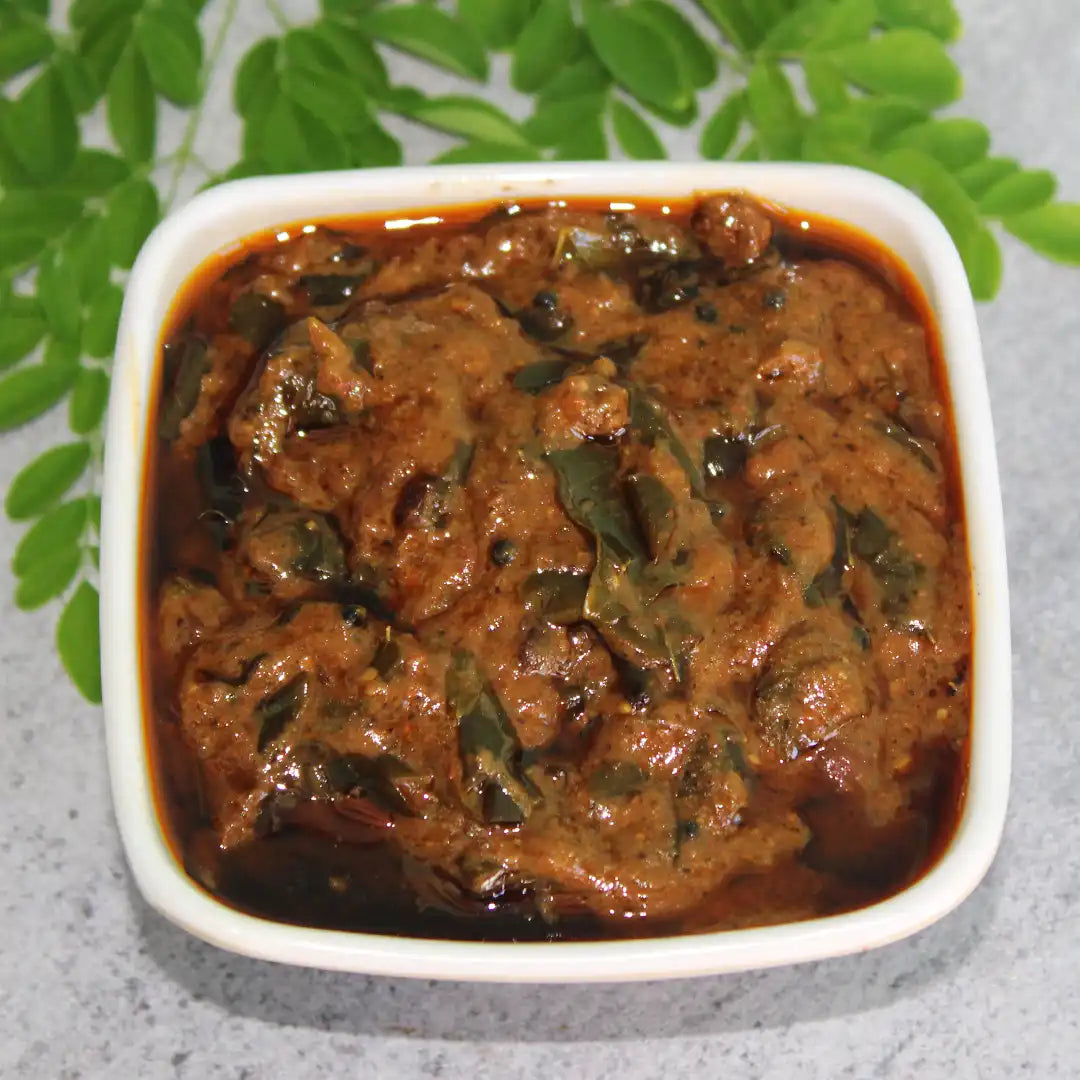 
MoringaThokkuMurungaiKeeraiThokkuDrumstickLeavesThokku முருங்கை கீரை தொக்கு