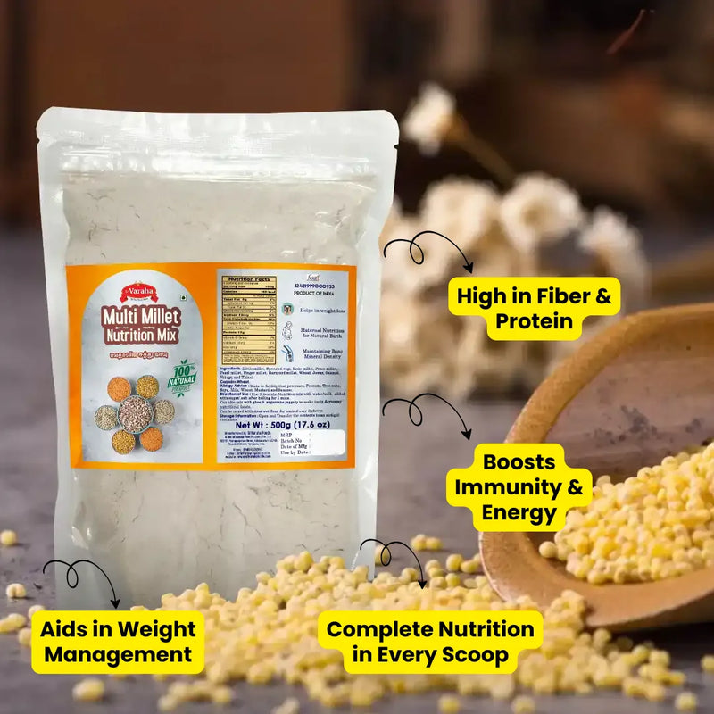 Multi Millet Health Mix – Power of many grains in one!