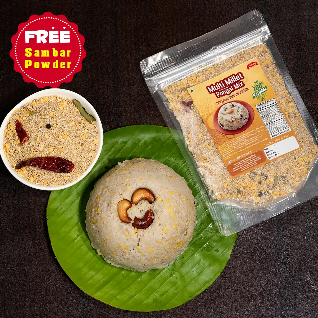 Multi Millet Pongal Mix Multi Grain Pongal Mix சிறுதானிய பொங்கல் மிக்ஸ்