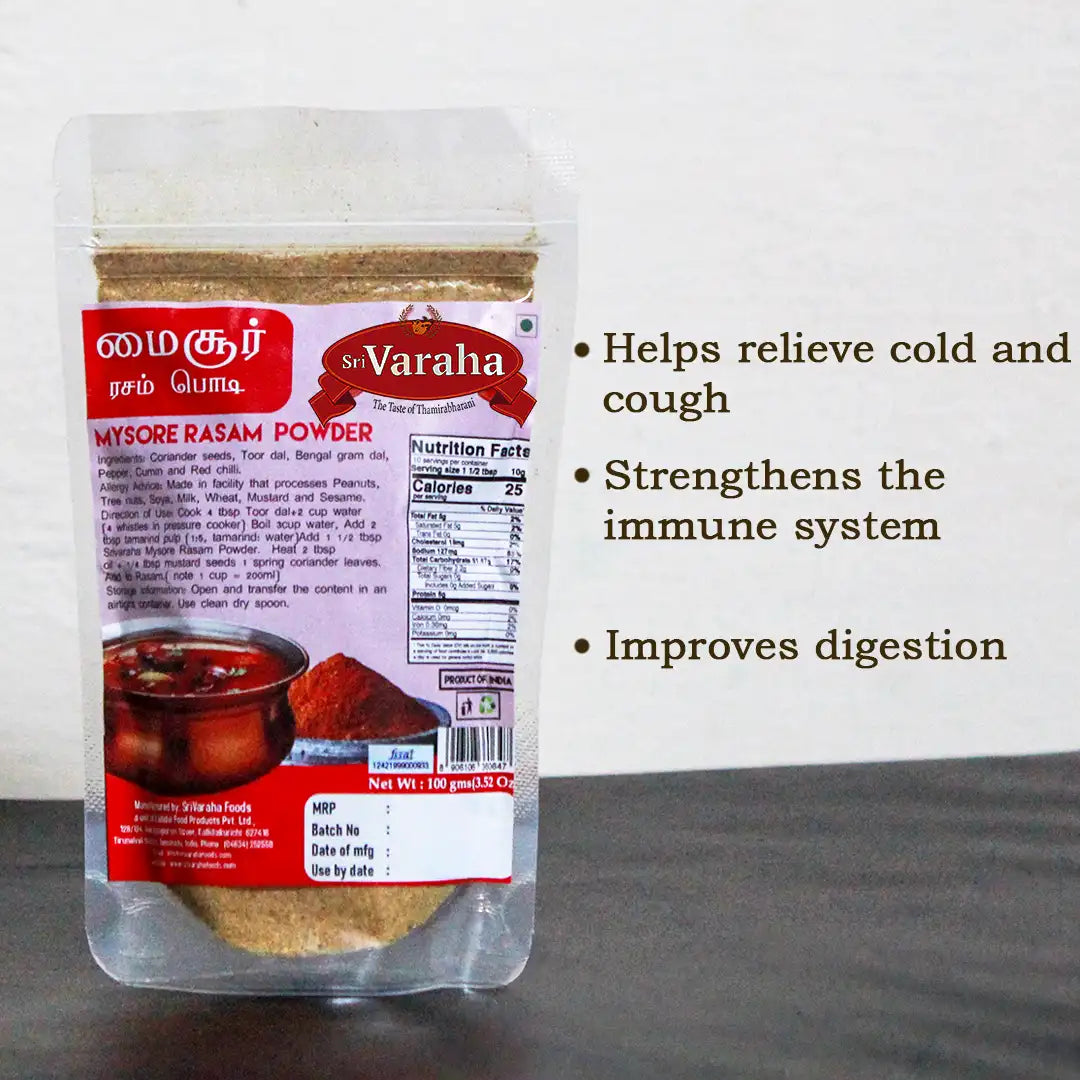 Spicy Mysore rasam powder