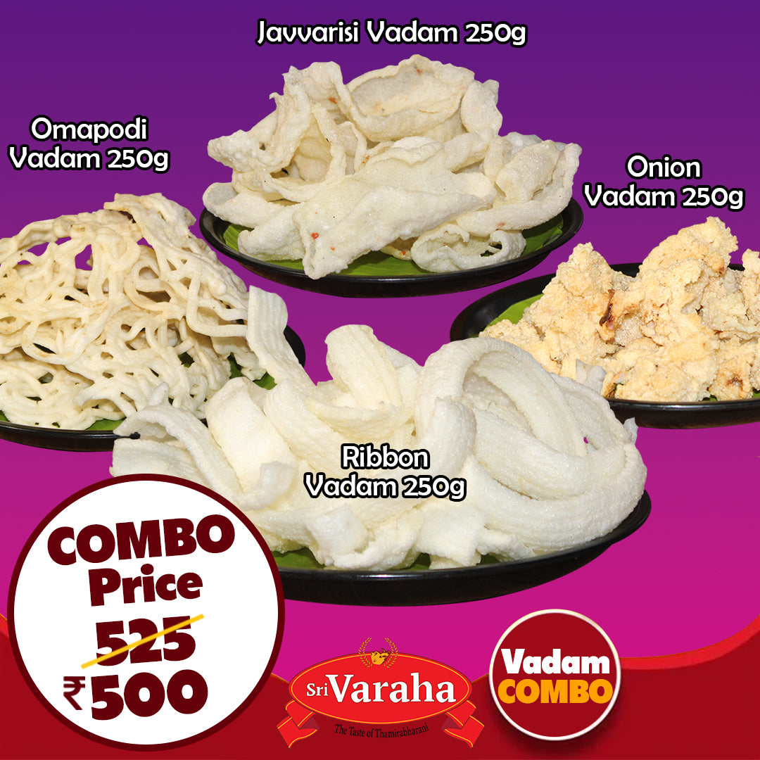 OnionVadamOmapodiVadamJavvarisiVadamRibbonvadam வெங்காய வடகம் ஜவ்வரிசி வடகம் ஓமப்பொடி வடாம் அரிசி வடாம்