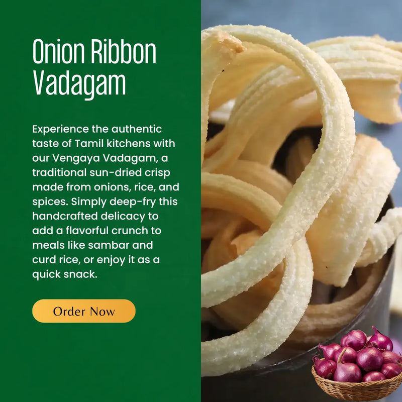 Classic Onion Ribbon Vadagam