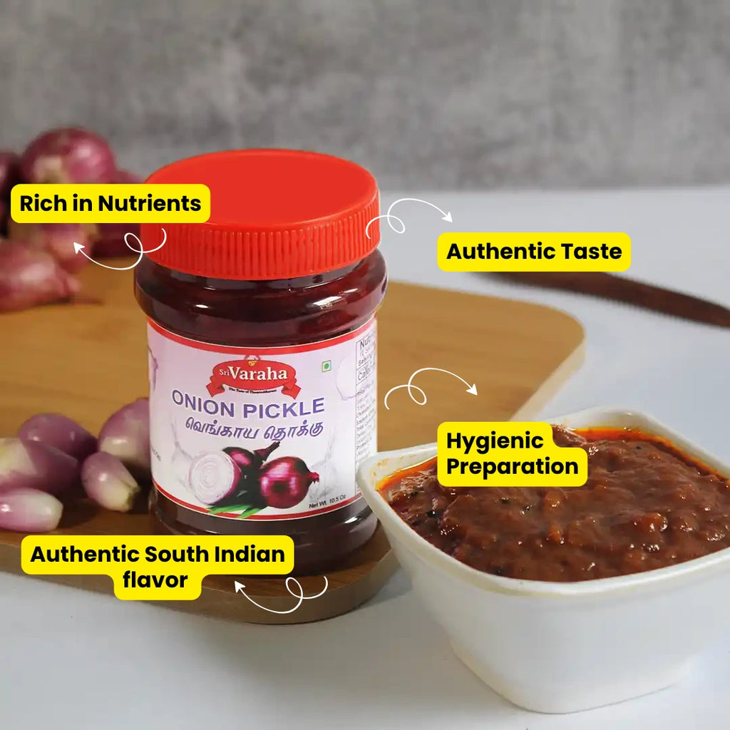 Small Onion Pickle 300g (Chinna Vengaya Thokku)