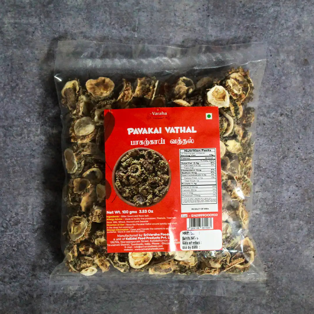 Pavakkai Vathal Dried Bitter Gourd பாகற்காய் வத்தல்