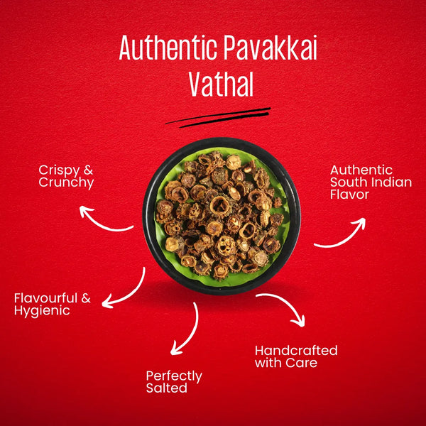 Pavakkai Vathal ( Salted ) 100g