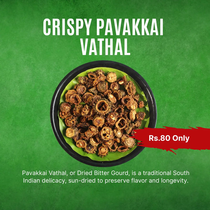 A Crispy Classic Pavakkai Vathal 