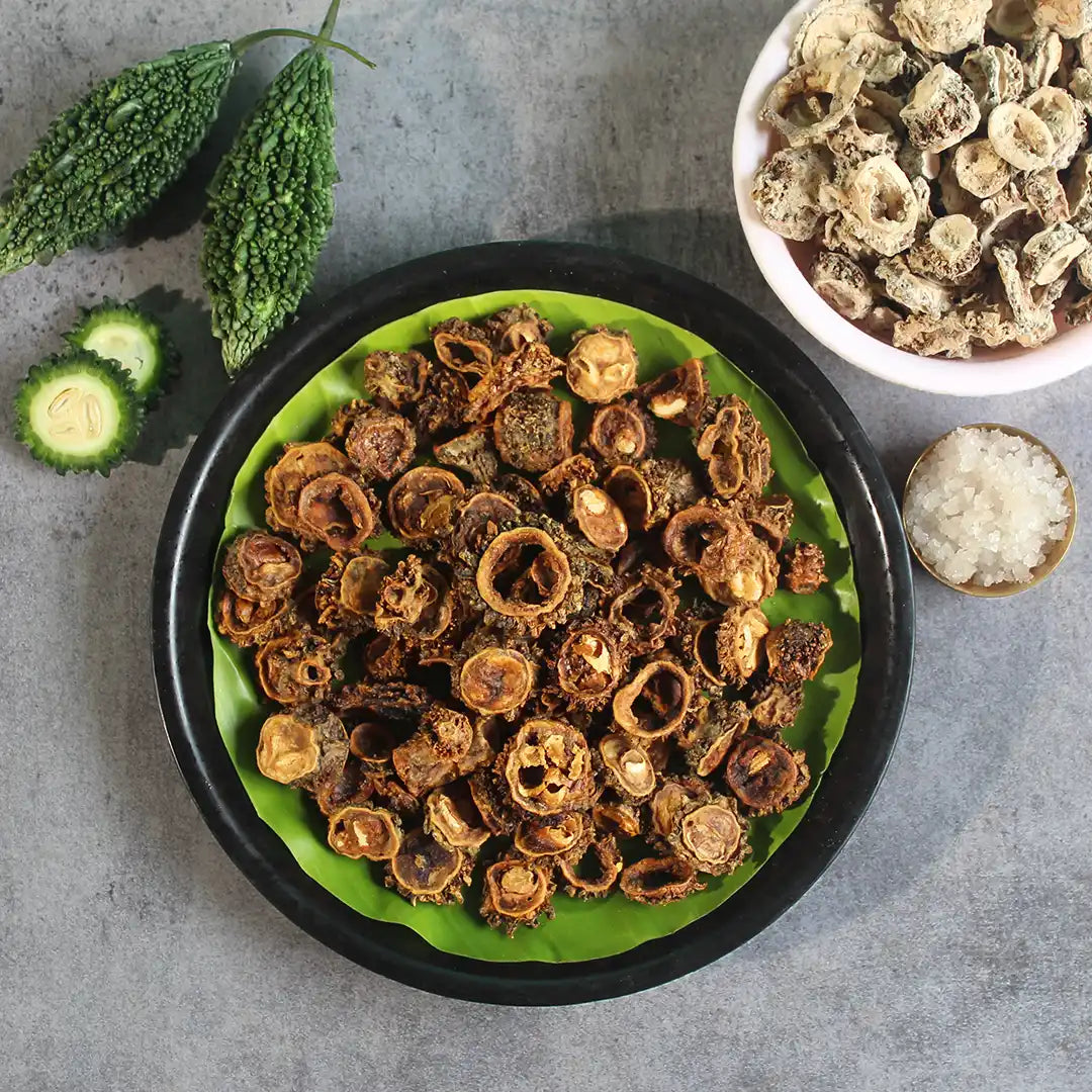 Pavakkai Vathal Dried Bitter Gourd à®ªà®¾à®•à®±à¯à®•à®¾à®¯à¯ à®µà®¤à¯à®¤à®²à¯ Main image