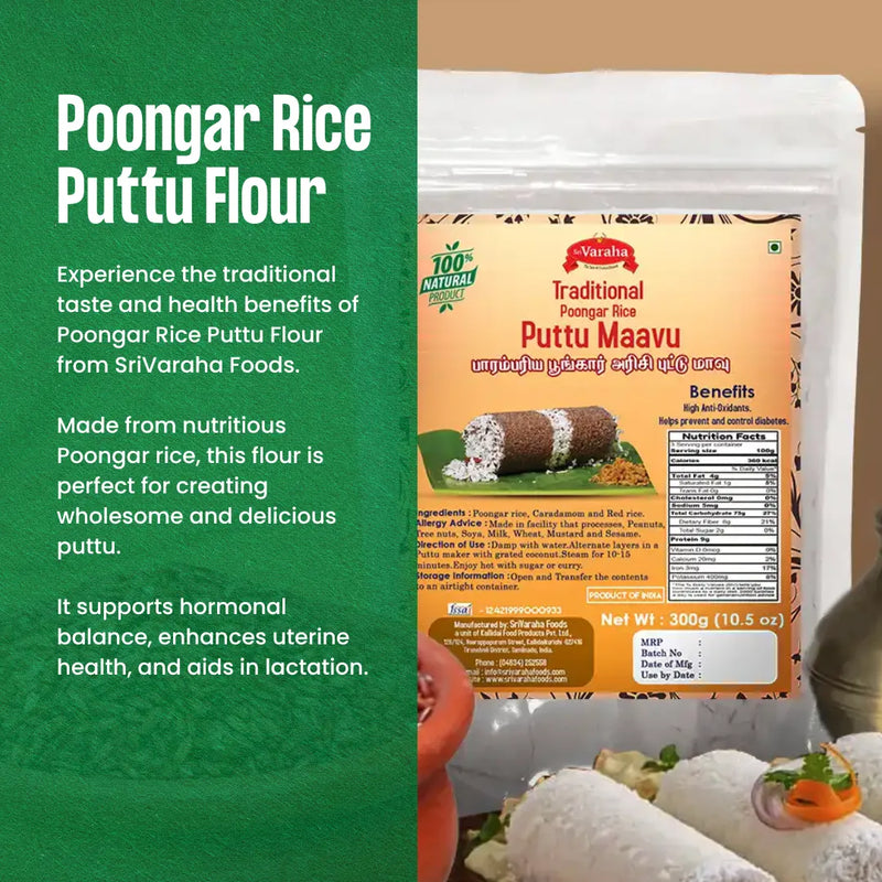Poongar Rice Puttu Flour – Taste Tradition, Live Healthy