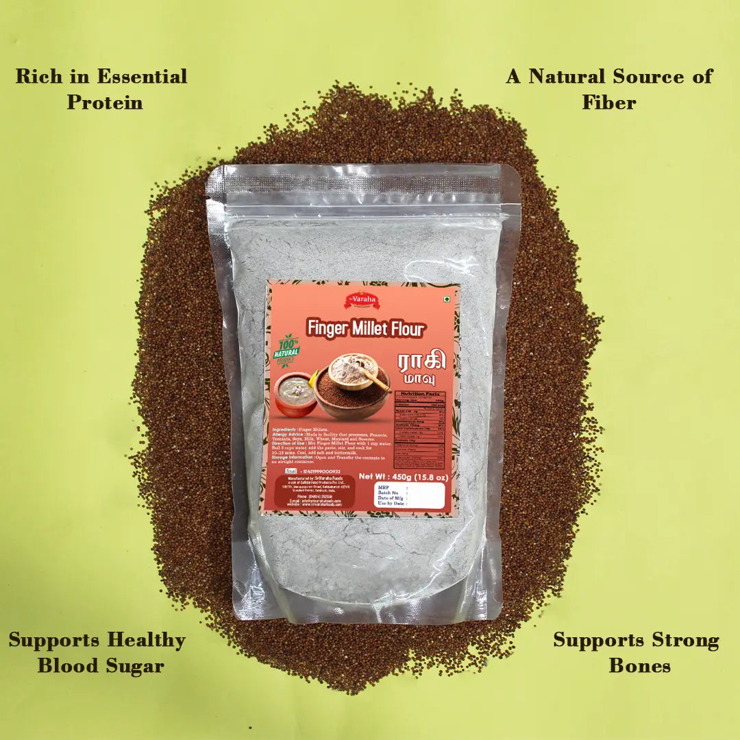 Finger Millet Flour Ragi Nachni Flour ராகி மாவு