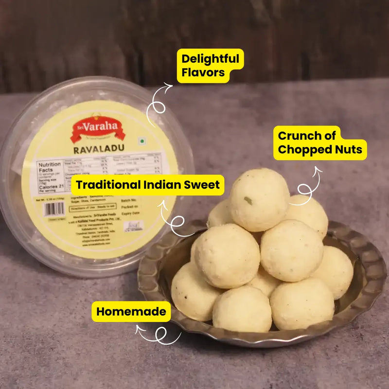Sweet Bliss in Every Bite – The Classic Rava Laddu