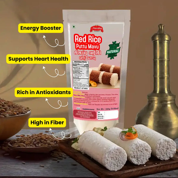 Red Rice Puttu Flour / Sigappu Arisi Puttu Maavu 250g