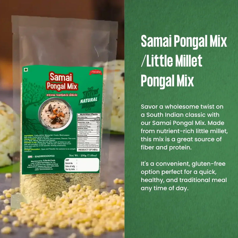 Samai Pongal Mix – Naturally Light, Nutritionally Rich