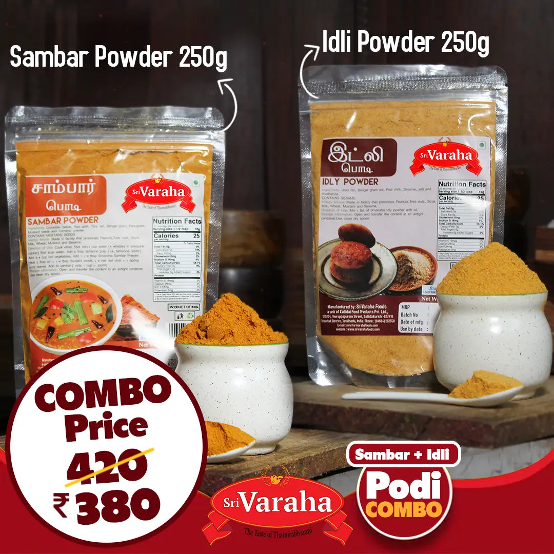 Sambar + Idli Podi Combo