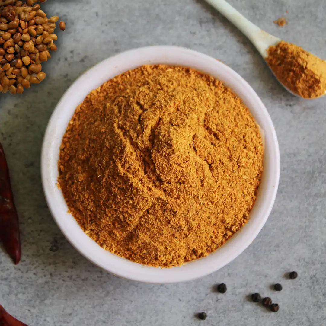 SriVarahaFoods Horsegram Rasam Powder Kollu Rasam Podi à®•à¯Šà®³à¯à®³à¯ à®°à®šà®®à¯ à®ªà¯Šà®Ÿà®¿ Main image